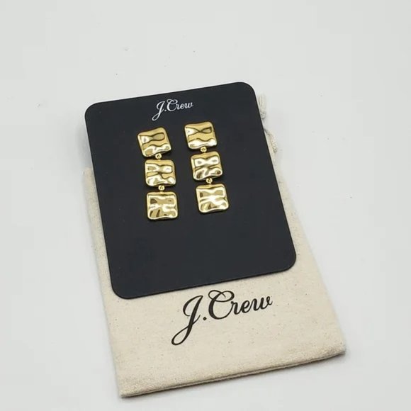 J. Crew Triple-square drop earrings - Picture 5 of 6